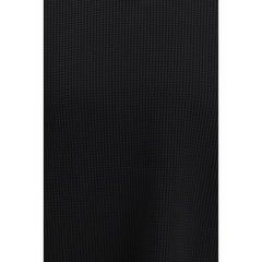 LAMINAR Black Cotton Sweatshirt