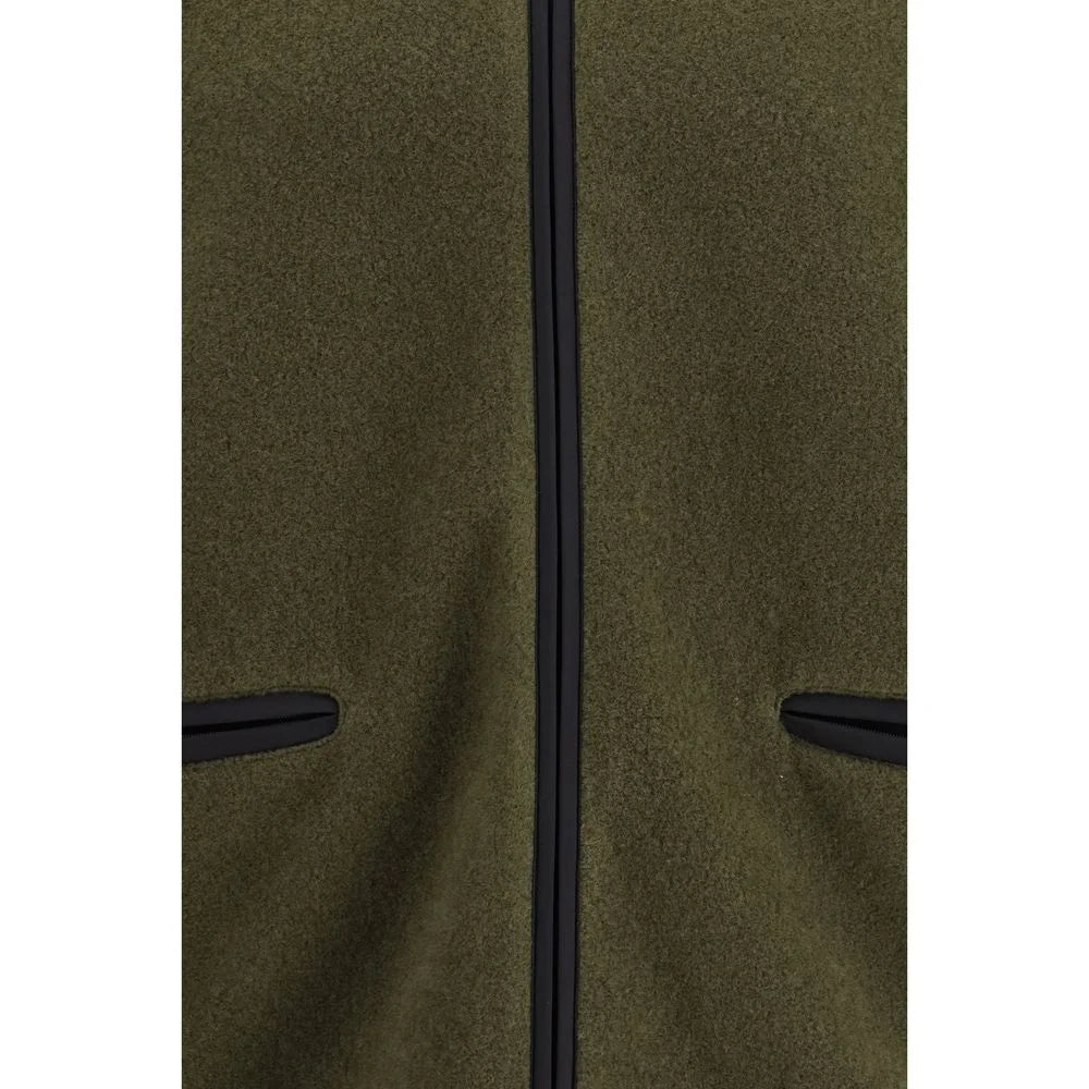 LAMINAR Green Polyester Hoodie