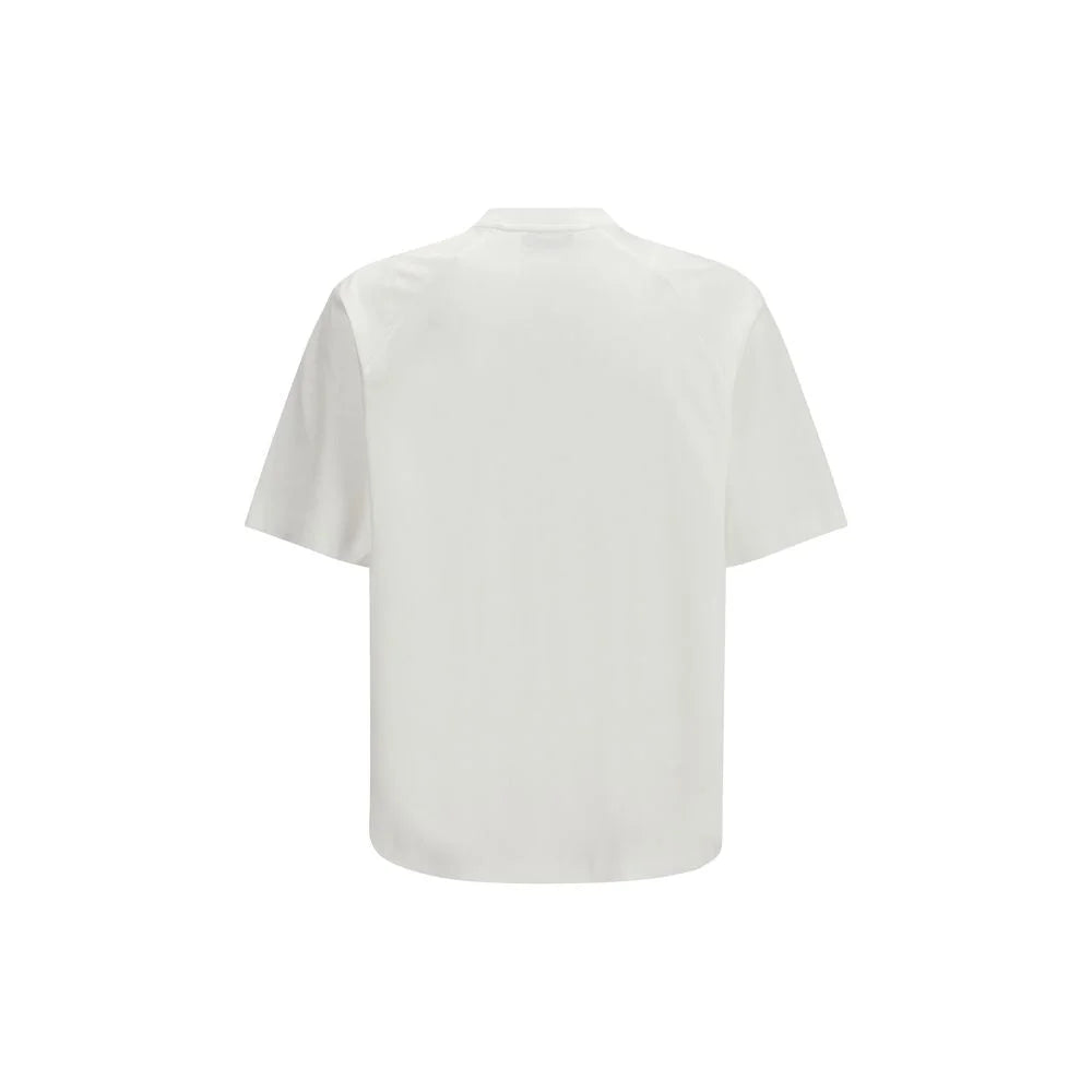 LAMINAR Vit Bomull T-Shirt