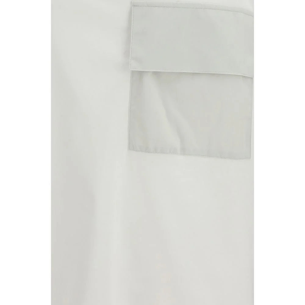 LAMINAR Vit Bomull T-Shirt