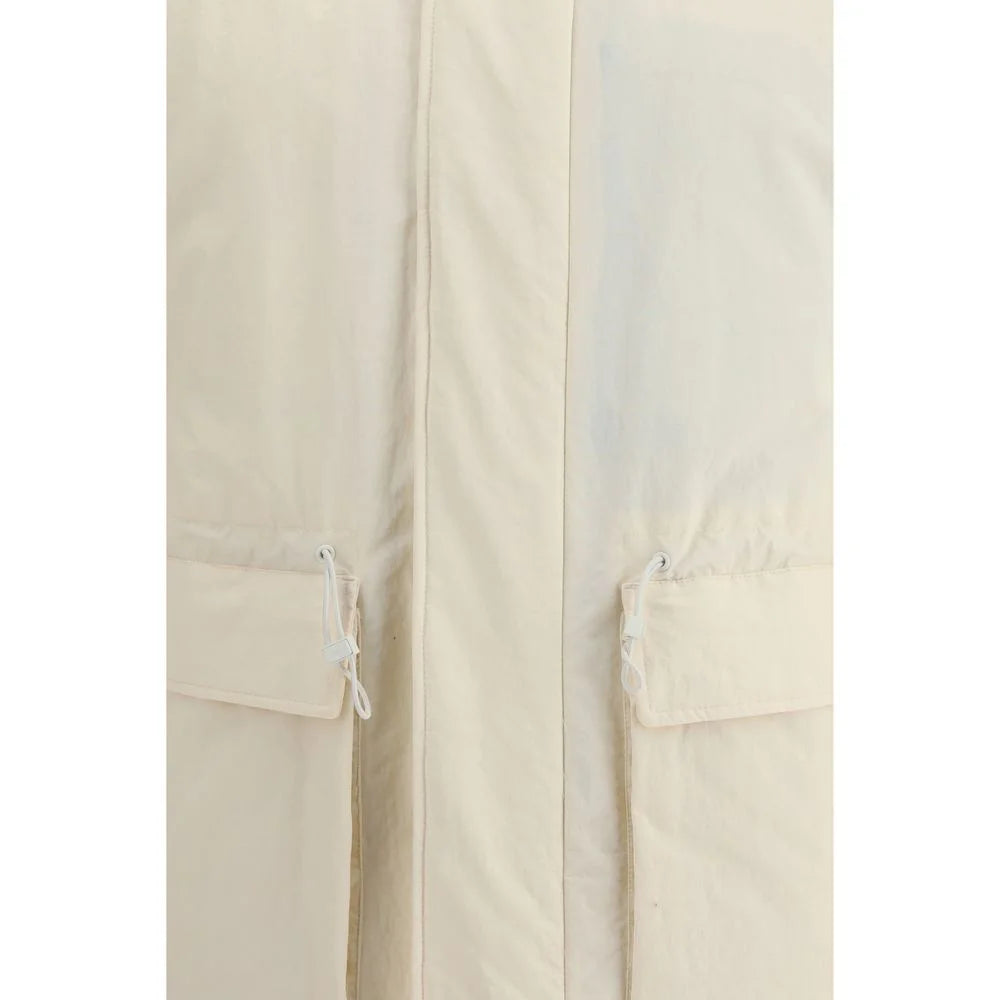 LAMINAR White Polyester Parka