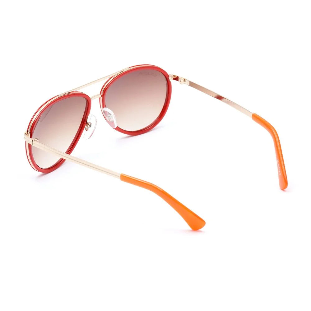 Lancaster Red Metal Sunglasses - Sunglasses