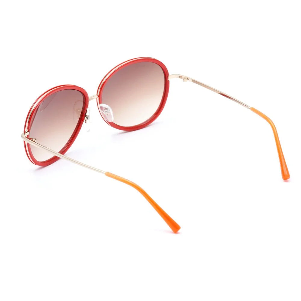 Lancaster Red Metal Sunglasses - Sunglasses