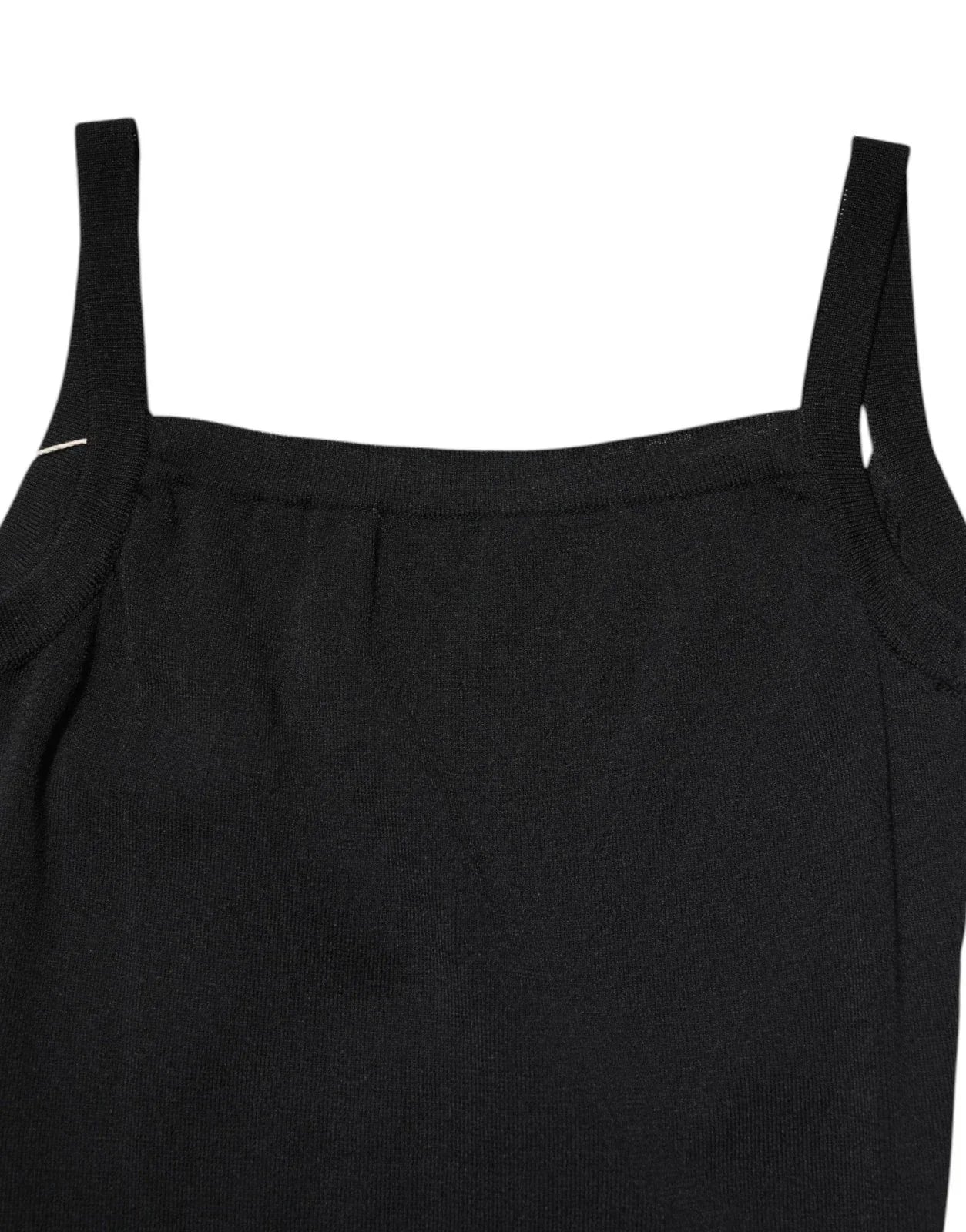 Laneus Black Square Neck Bodycon Ruched Mini Dress - IT38 | XS - Dresses