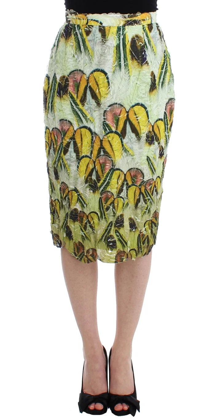 Lanre Da Silva Ajayi Multicolor Organza Pencil Skirt - Skirts