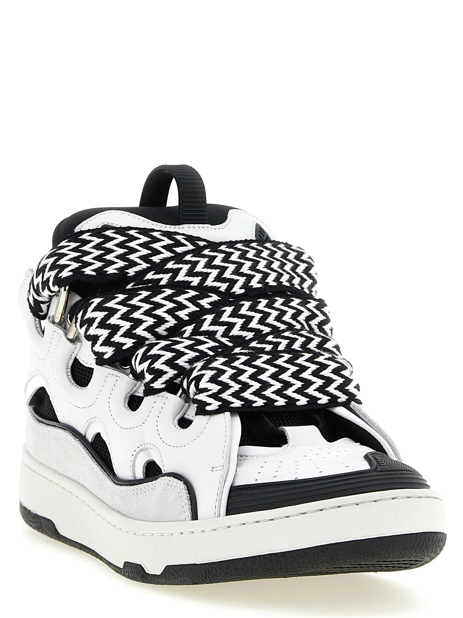 Lanvin Bicolor Calfskin Chunky Sneakers - EU 41 | US 8