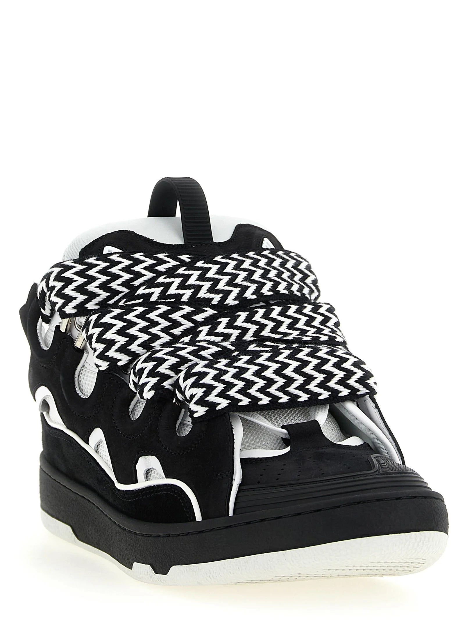 Lanvin bicolor tenisky s hrubou podrazkou z teleci kure - EU 41 | US 8