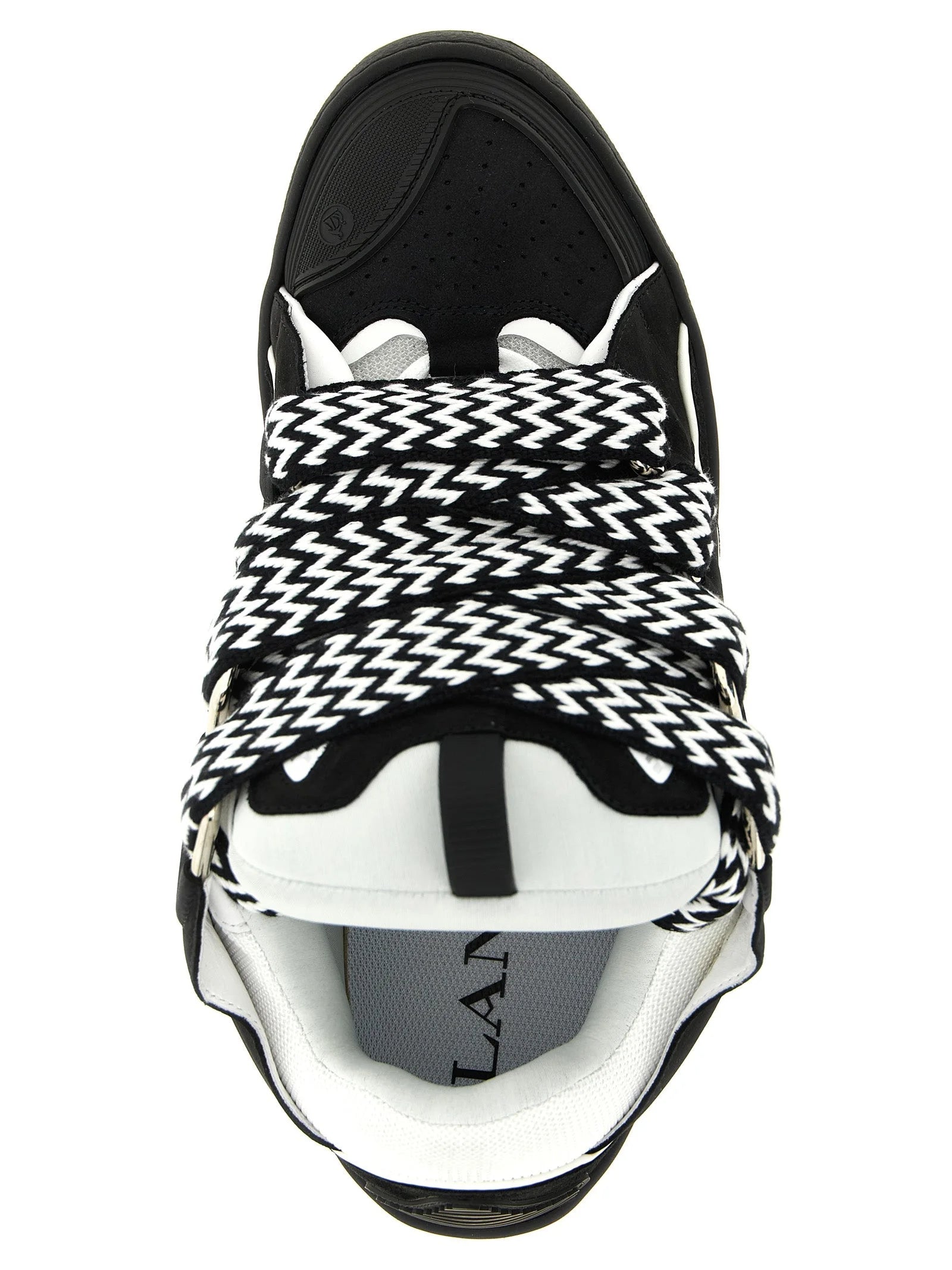 Lanvin bicolor tenisky s hrubou podrazkou z teleci kure - EU 41 | US 8