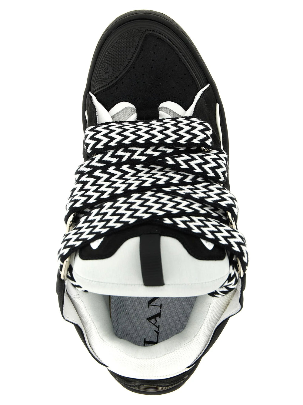 Lanvin bicolor tenisky s hrubou podrazkou z teleci kure - EU 41 | US 8