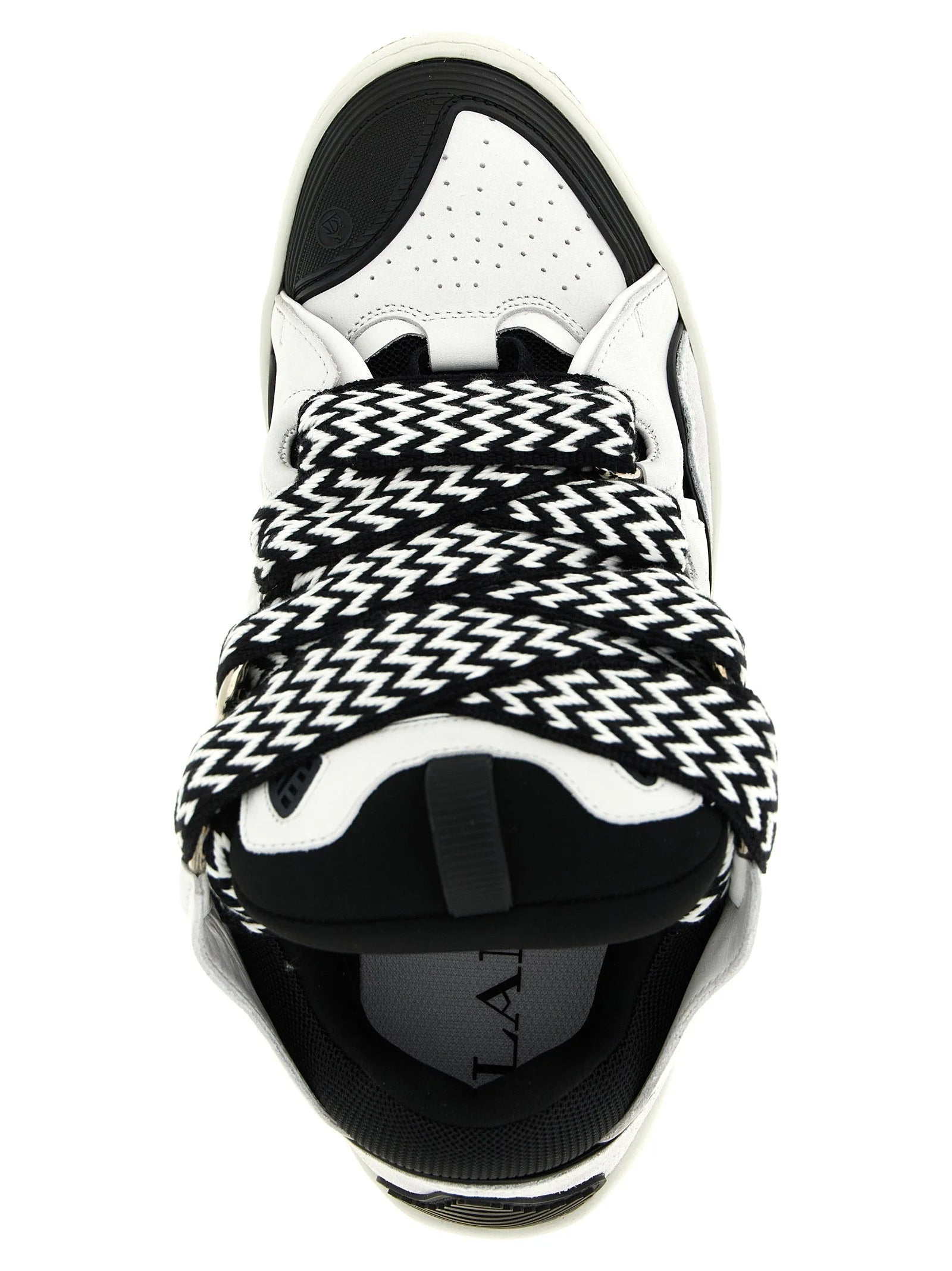 Lanvin Bicolor Calfskin Chunky Sneakers - EU 41 | US 8