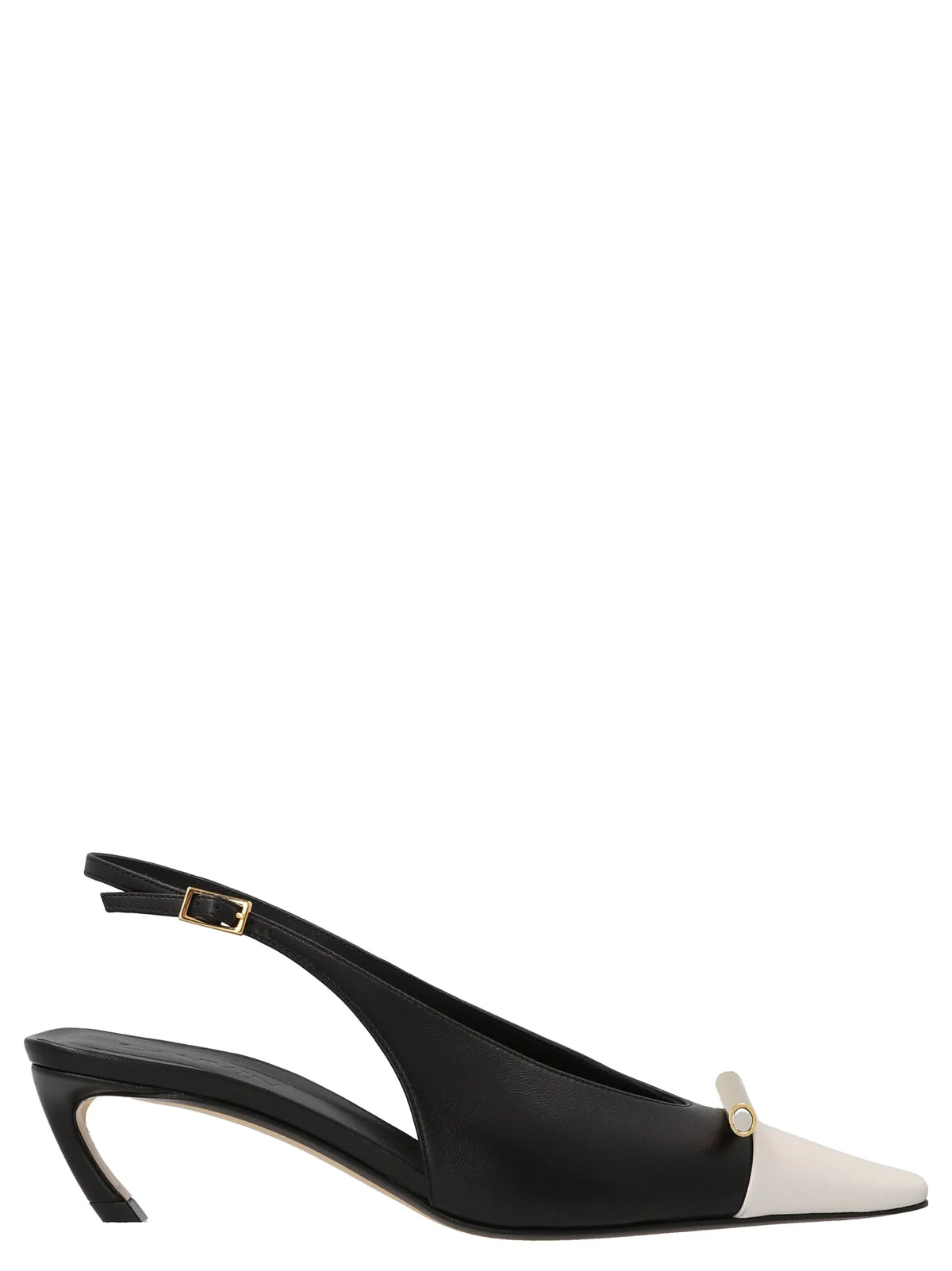 Lanvin Bicolor Goatskin Mid Heel Pumps - EU36/US6