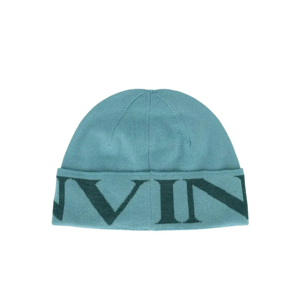Lanvin Bicolor Virgin Wool Beanie - UNI