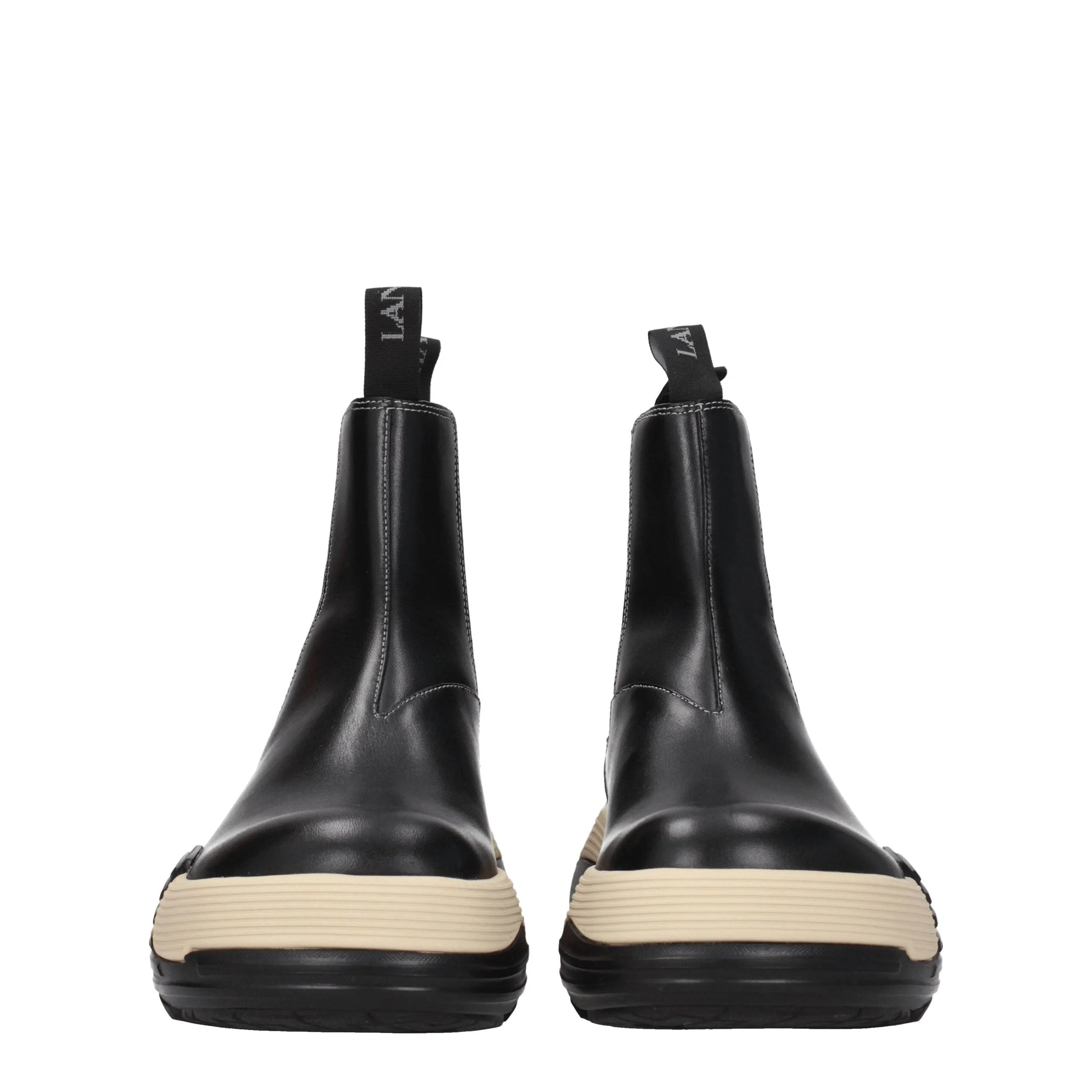 Lanvin Black Leather Ankle Boots - EU40/US7