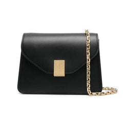Lanvin Black Leather Handbag - Shoulder Bags