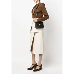 Lanvin Black Leather Handbag - Shoulder Bags