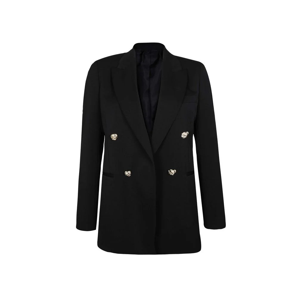 Blazer Lanvin czarny wełna dziewiarska - 42
