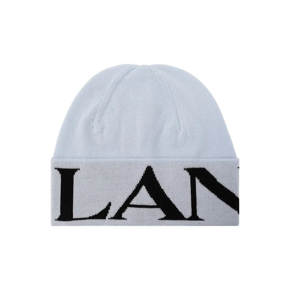 Lanvin Blue Virgin Wool Beanie - UNI