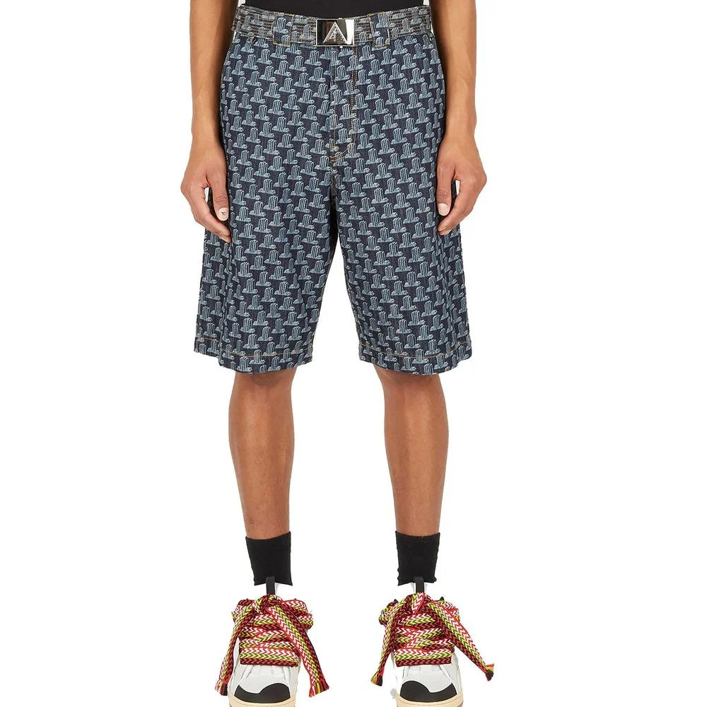 Lanvin Column Monogram Shorts - W30 - Chino Shorts