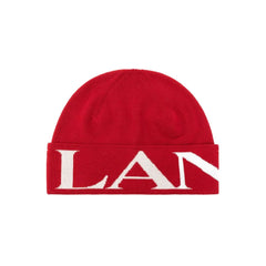 Lanvin Multicolor Wool Beanie - UNI