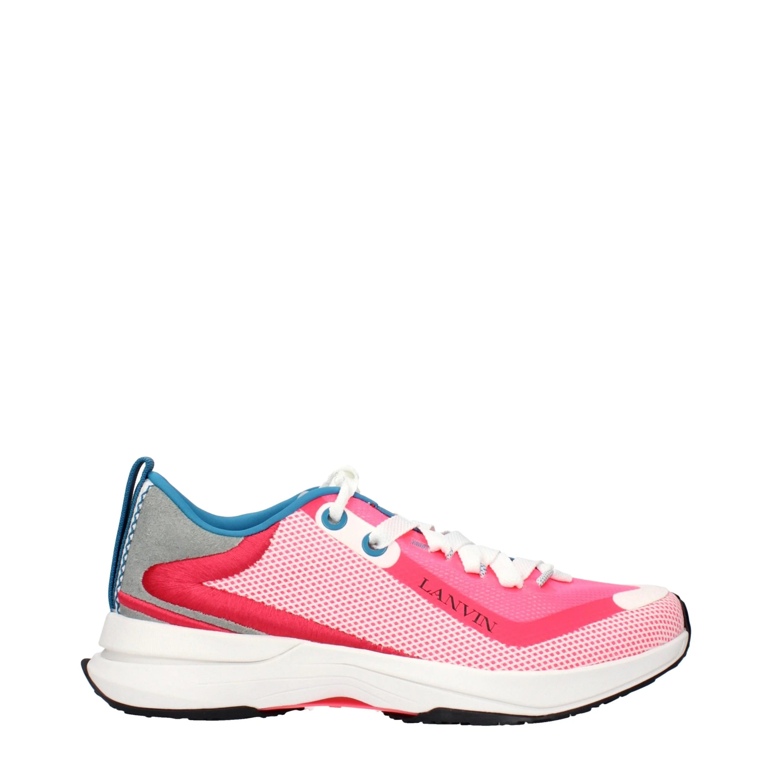 Lanvin Pink Fabric Athletic Sneakers - EU40/US7