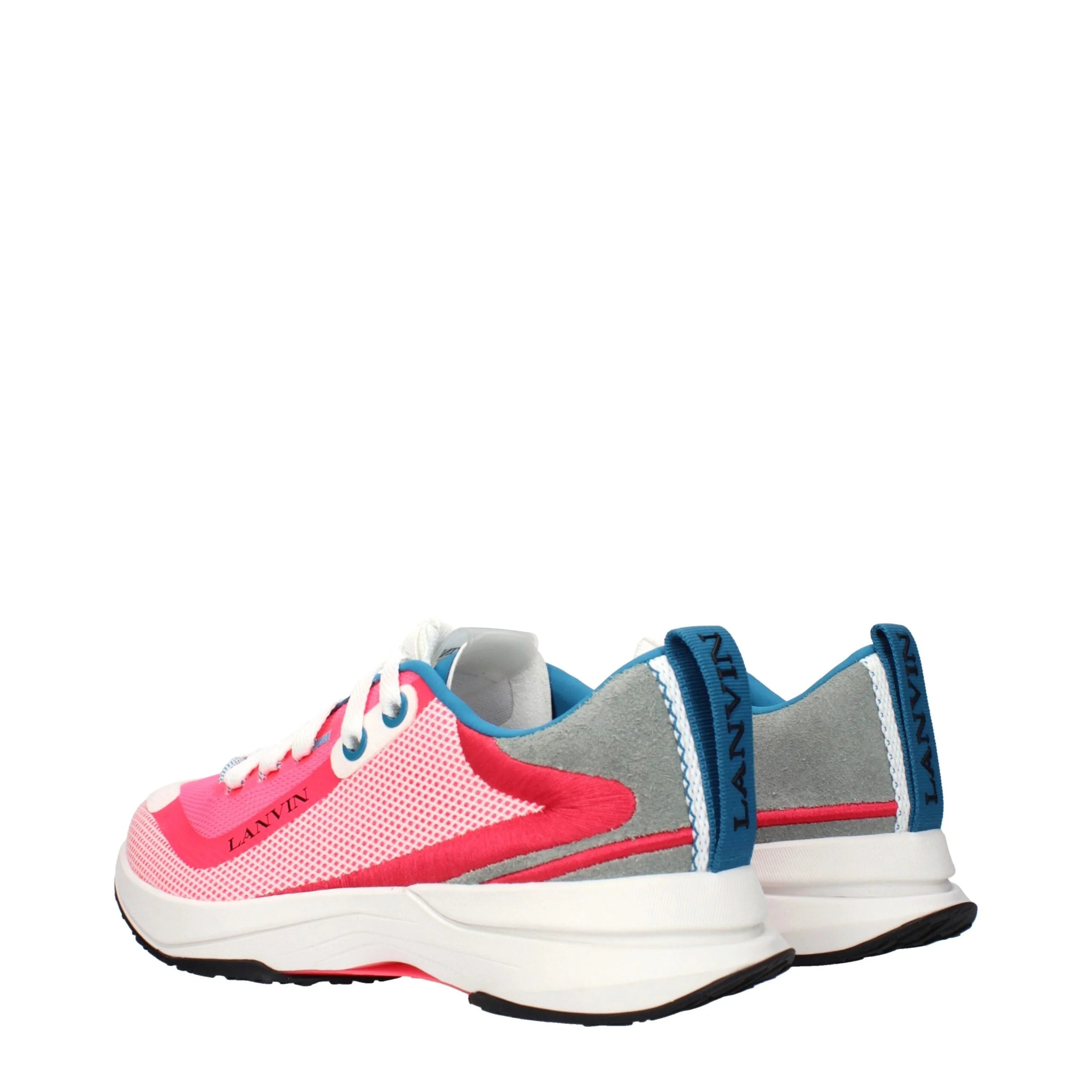 Sneakers Desportivas de Tecido Rosa Lanvin - EU40/US7