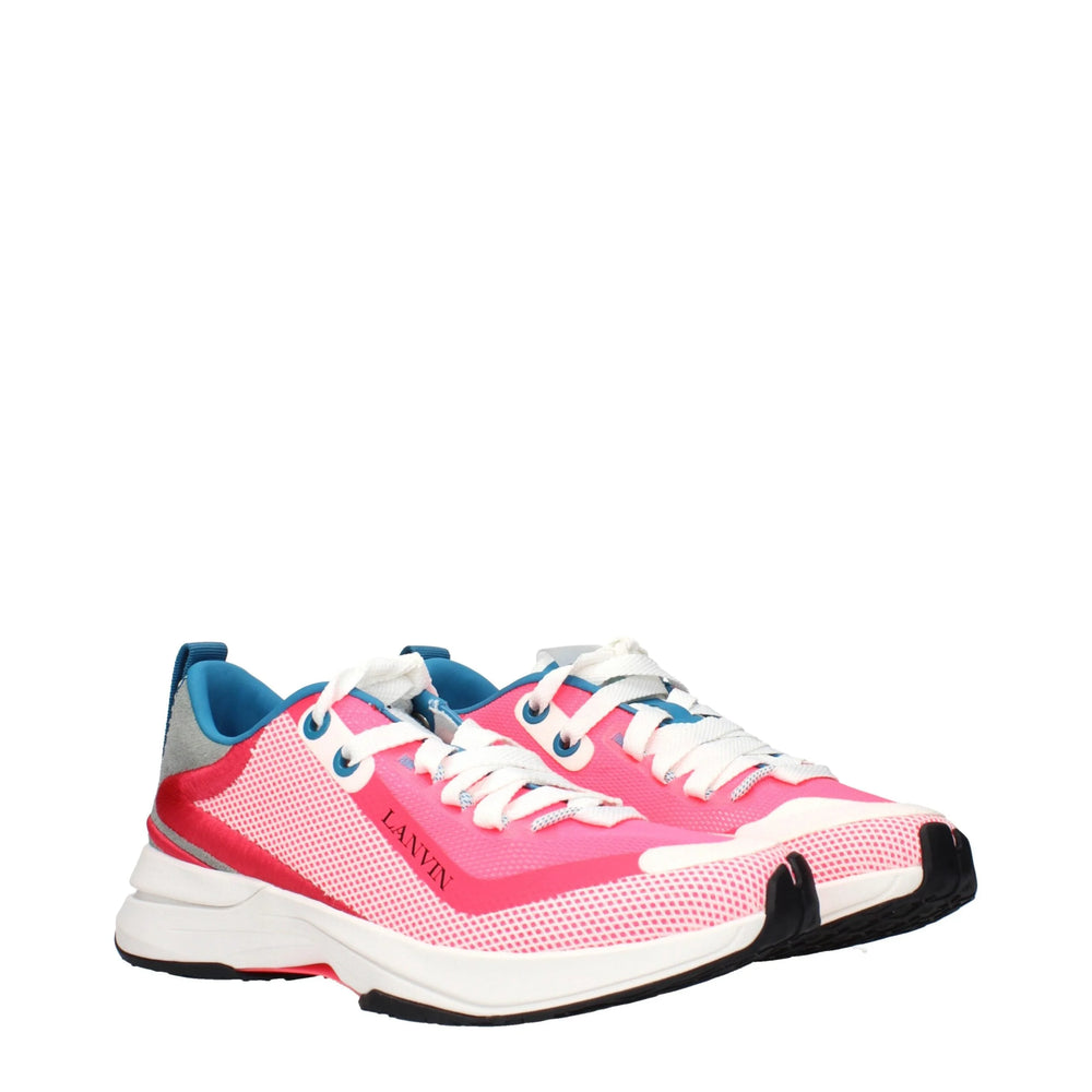 Sneakers Desportivas de Tecido Rosa Lanvin - EU40/US7
