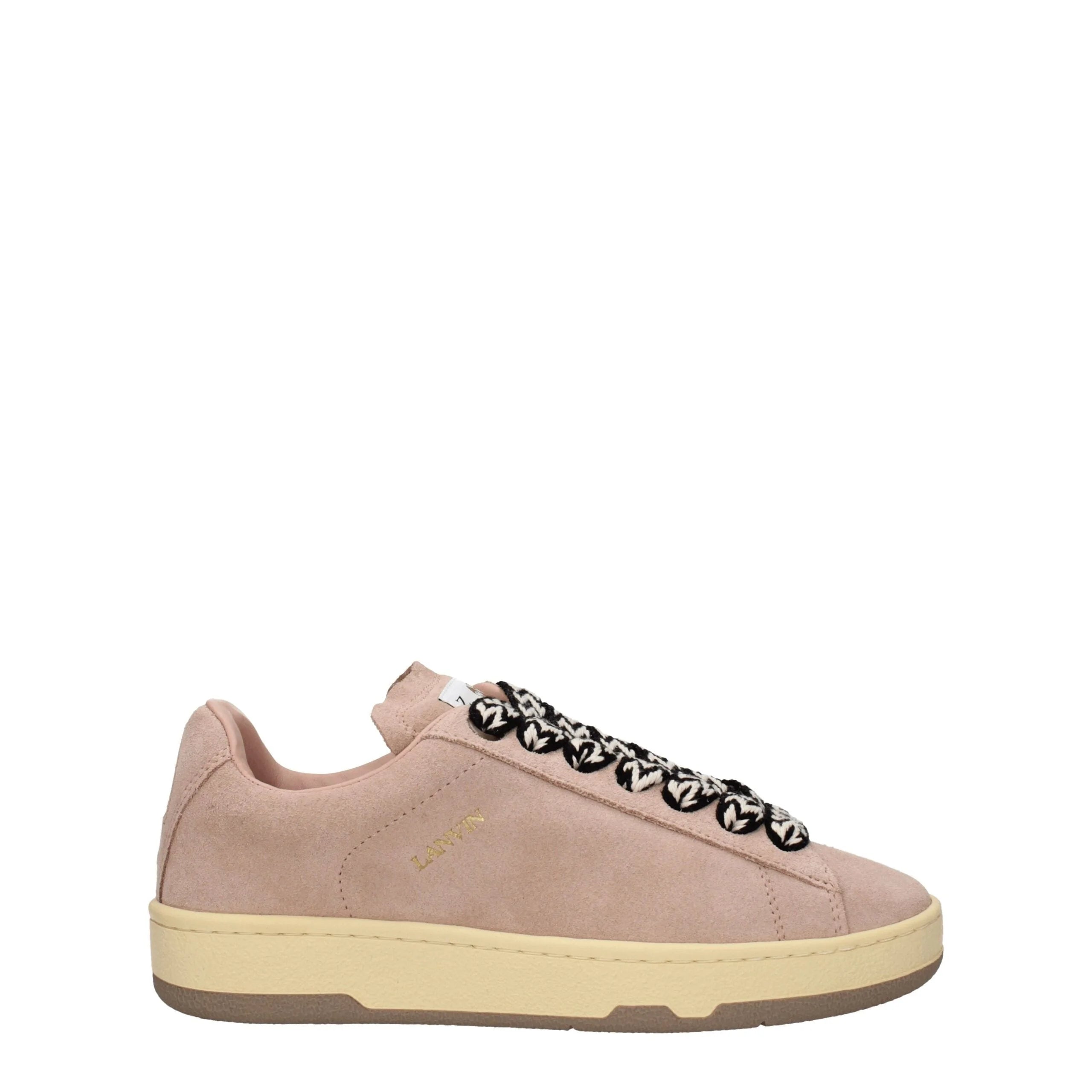Lanvin Pink Leather Low Tops - EU38/US8