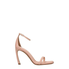 Lanvin Pink Leather Stiletto Heels Sandals