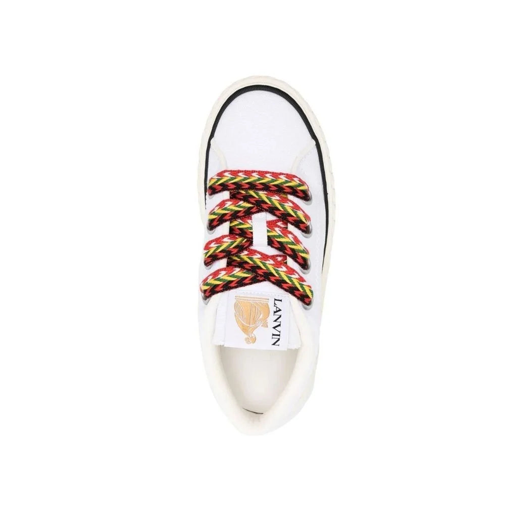 Lanvin حذاء رياضي أبيض من القطن - EU35/US5