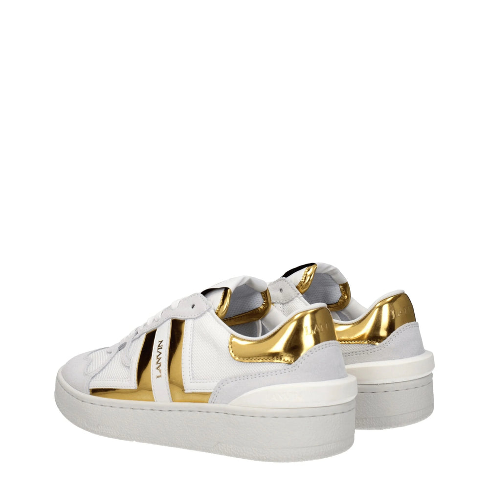 Lanvin White Fabric Low Tops - EU37/US7