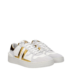 Lanvin White Fabric Low Tops - EU37/US7