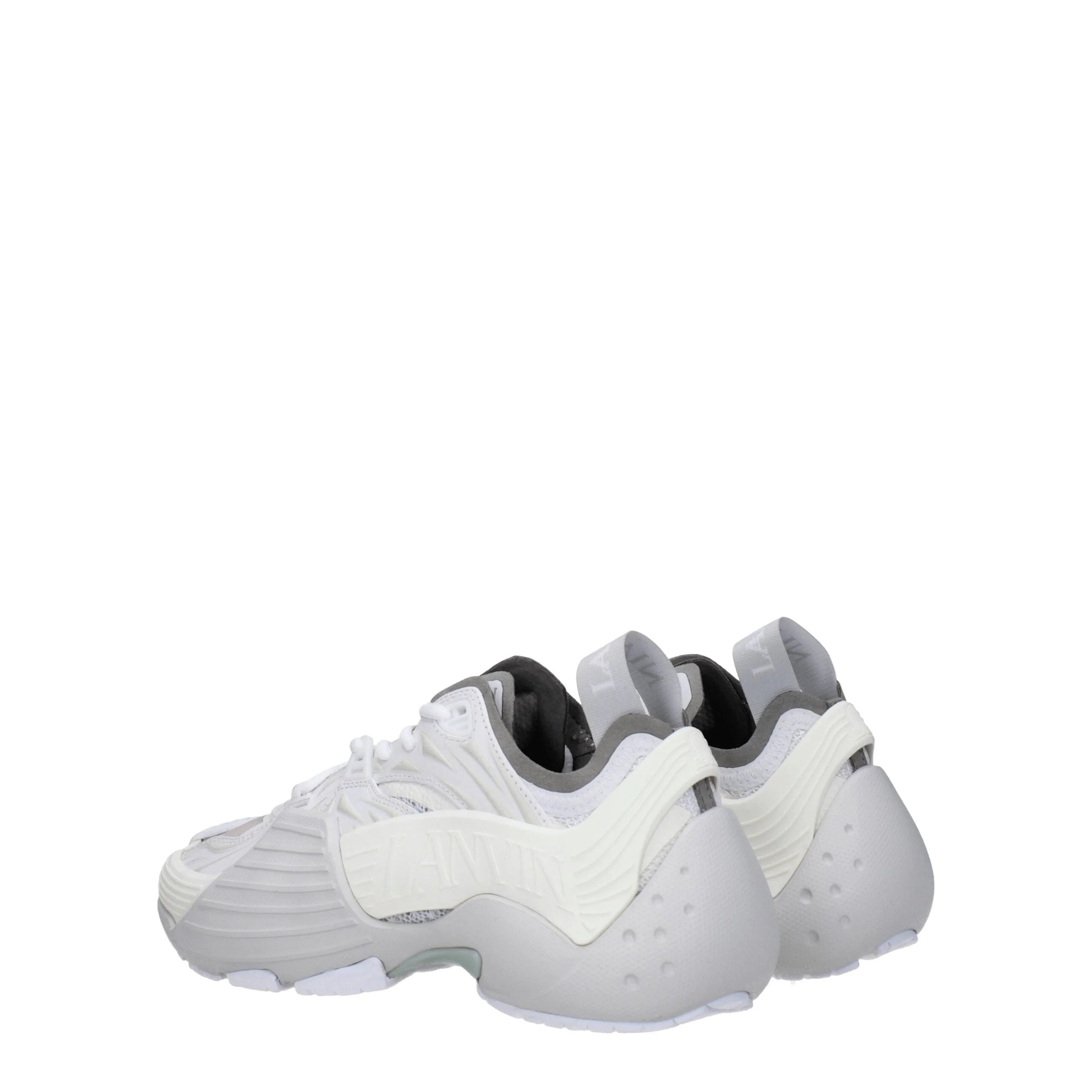 Baskets de sport en cuir blanc Lanvin