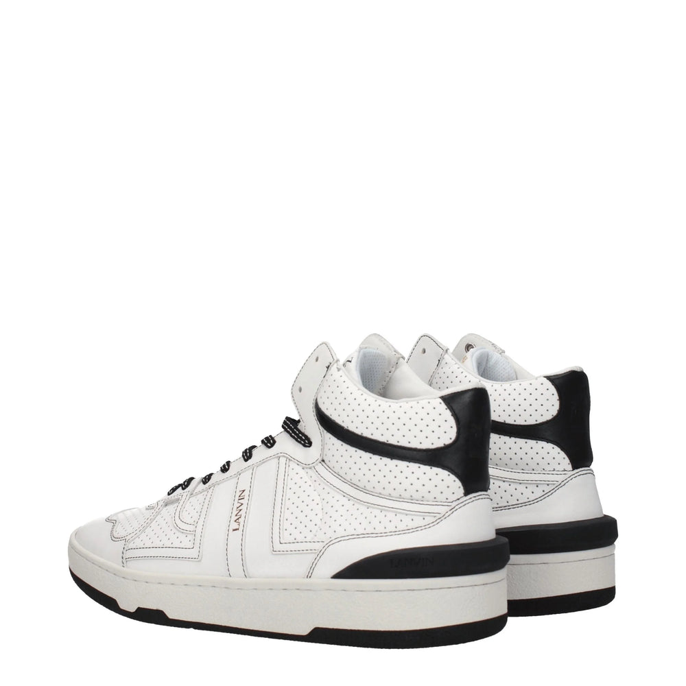 Lanvin White Leather High Tops - EU40/US7