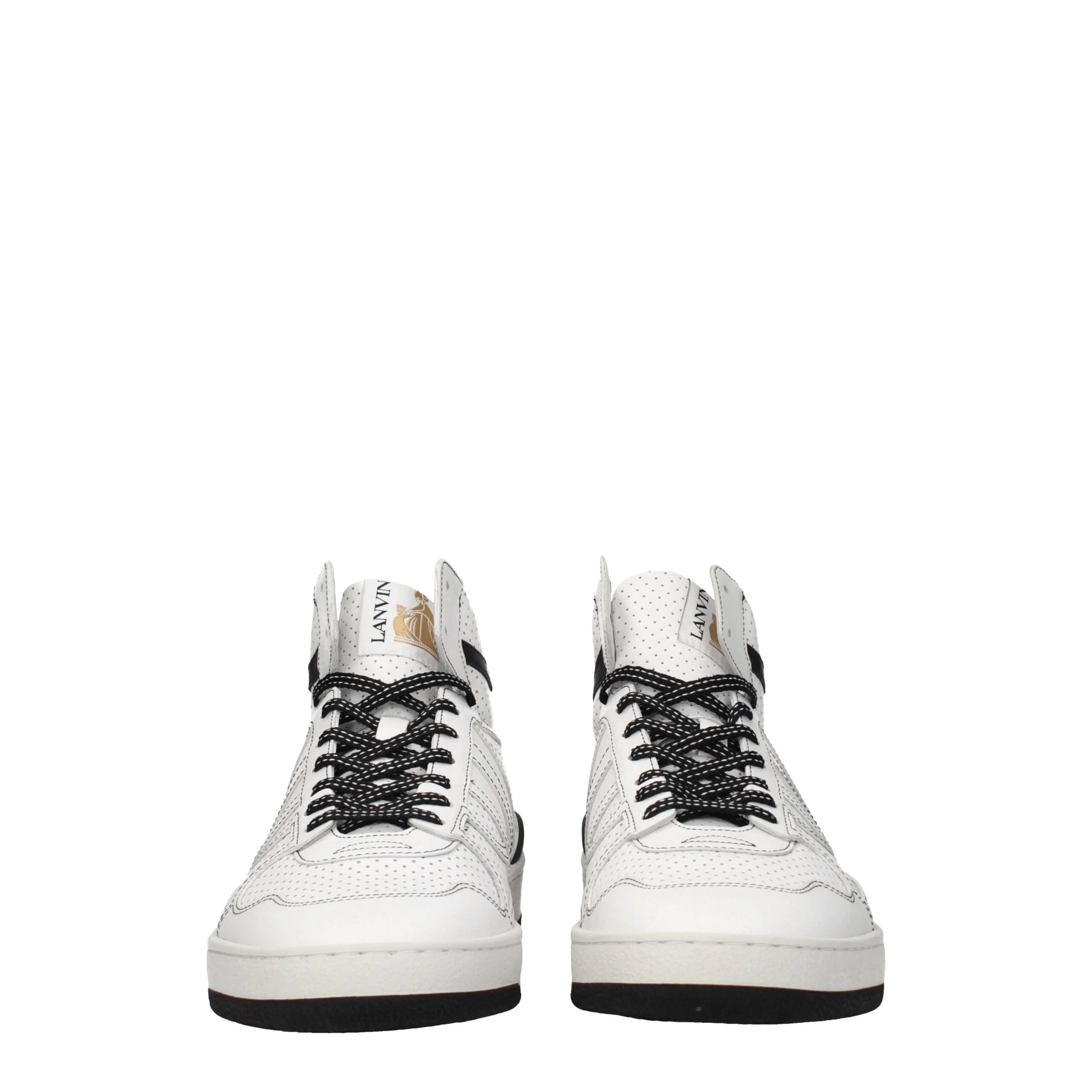 Lanvin White Leather High Tops - EU40/US7