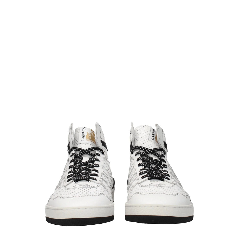 Lanvin White Leather High Tops - EU40/US7