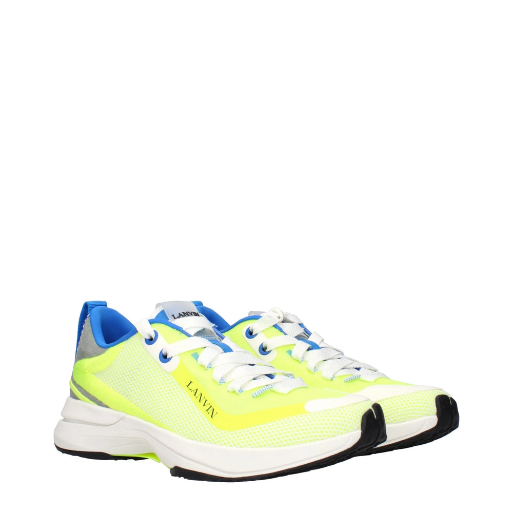 Lanvin Yellow Fabric Athletic Sneakers - EU40/US7