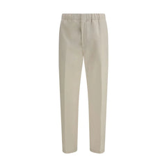 Lardini Beige Cotton Casual Pants