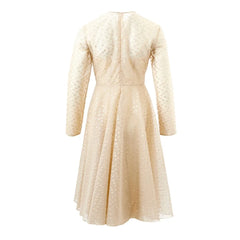 Lardini Beige Cotton Elegance Dress - IT40|S - Dresses