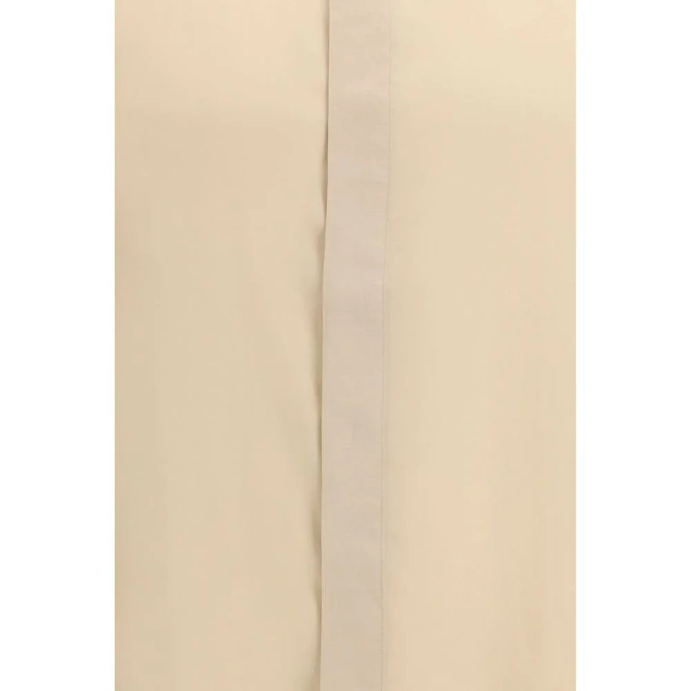 Lardini Beige Tencel Dress Shirt