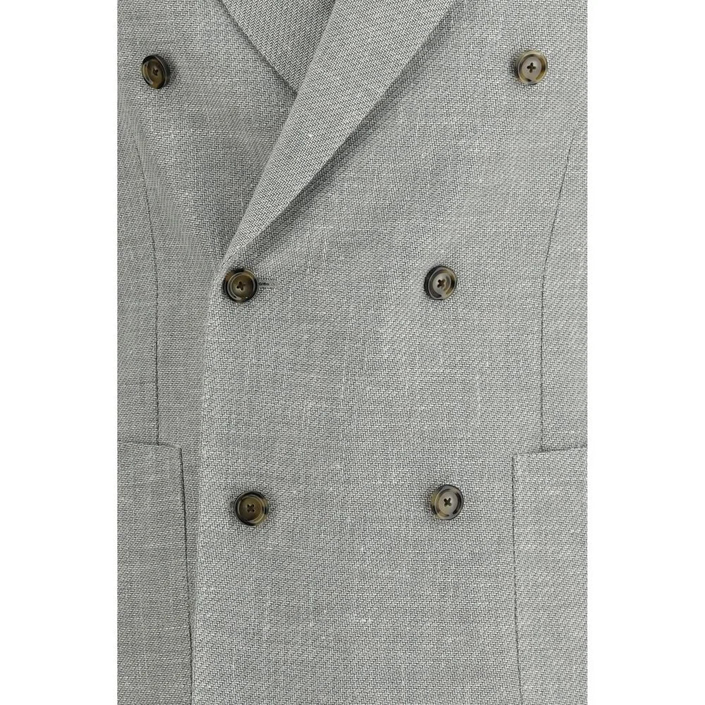 Lardini Bicolor Wool Blazer