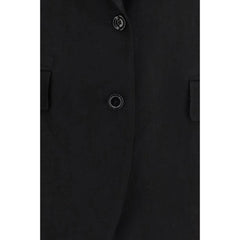 Lardini Black Linen Blazer - IT40 | M