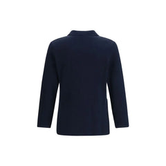 Lardini Blue Cotton Blazer