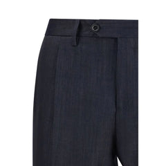 Lardini Blue Cotton Two-Piece Suit