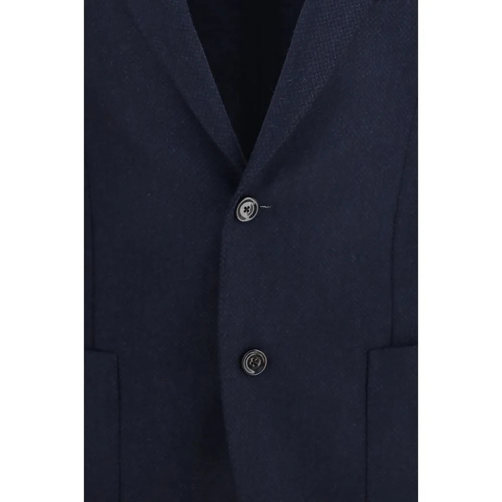 Lardini Blue Wool Oves Aries Jacket