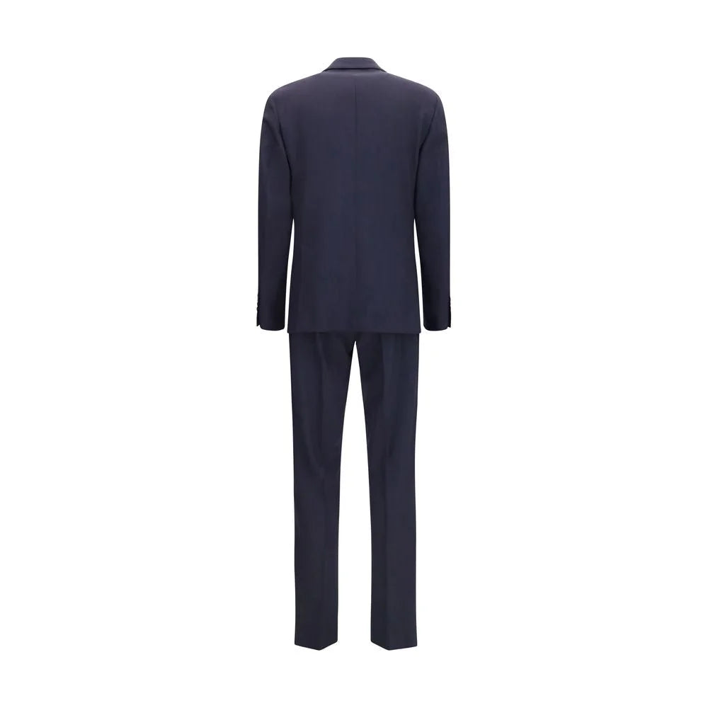 Lardini Blue Wool Oves Aries Two-Piece Suit