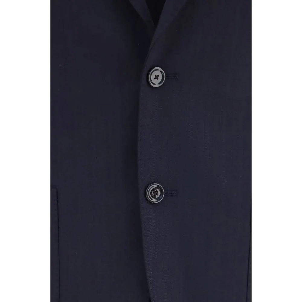 Lardini Blue Wool Oves Aries Two-Piece Suit
