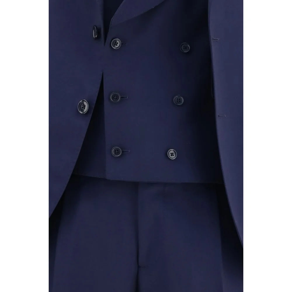 Lardini Blue Wool Oves Aries Two-Piece Suit - IT50 | L