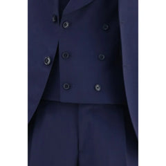 Lardini Blue Wool Oves Aries Two-Piece Suit - IT50 | L