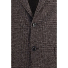 Lardini Brown Wool Oves Aries Blazer