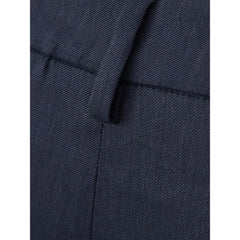 Lardini Chic Blue Linen Trousers - IT40|S